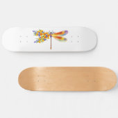 Gelbe Blume Skateboard (Horizontal)