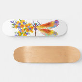 Gelbe Blume Skateboard (Horizontal)