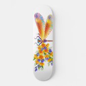 Gelbe Blume Skateboard (Vorderseite)