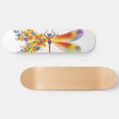 Gelbe Blume Skateboard (Horizontal)