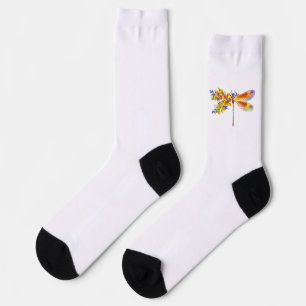 Gelbe Blume Socken