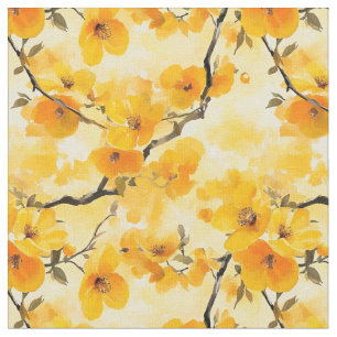 Gelbe Blume Stoff