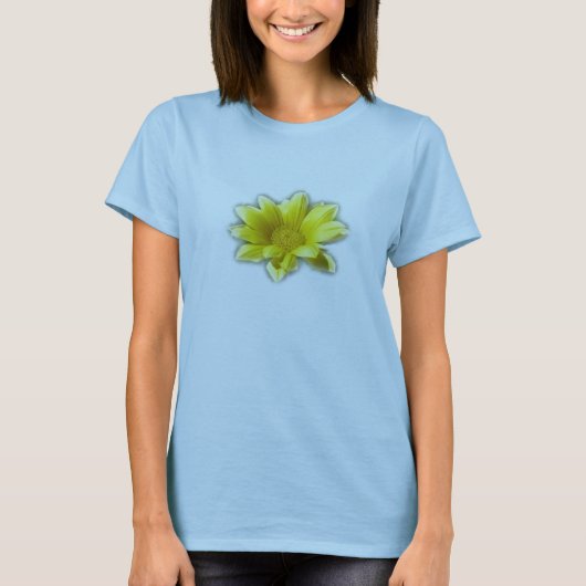 Gelbe Blume T-Shirt (Vorderseite)