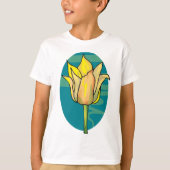 Gelbe Blume T-Shirt (Vorderseite)