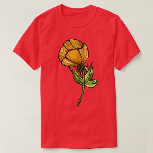 Gelbe Blume T-Shirt (Design vorne)