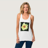 Gelbe Blume Tank Top (Vorderseite Vollansicht)