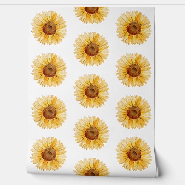 Gelbe Blume Tapete (Abrollen)