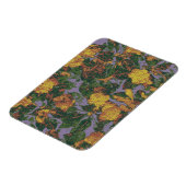 Gelbe Blume Tarnmuster Magnet (Linke Seite)