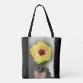 Gelbe Blume Tasche (Rückseite)