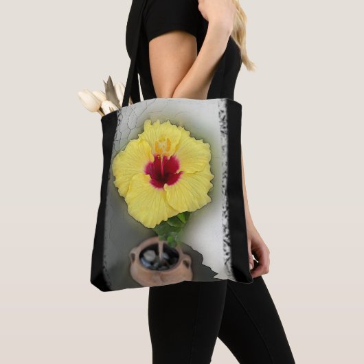 Gelbe Blume Tasche (Von Nahem)