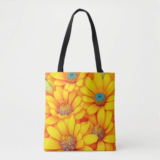 Gelbe Blume Tasche (Vorderseite)