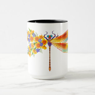 Gelbe Blume Tasse