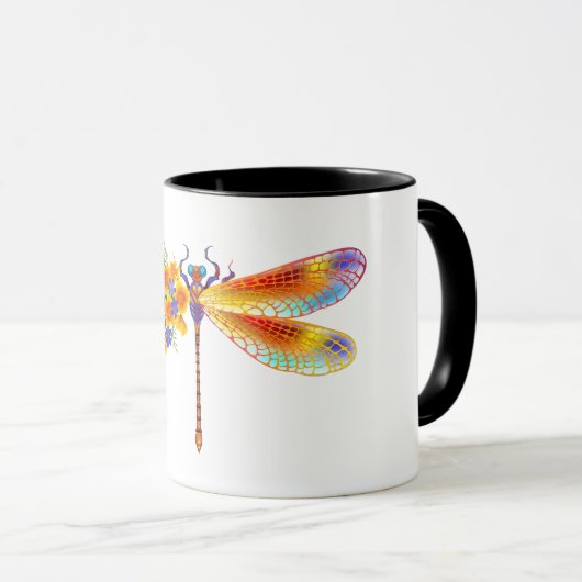 Gelbe Blume Tasse (VorderseiteRechts)