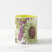 Gelbe Blume Tasse (Zentrum)