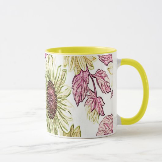 Gelbe Blume Tasse (Rechts)