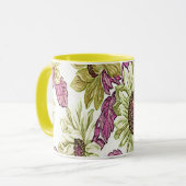 Gelbe Blume Tasse (Vorderseite Links)