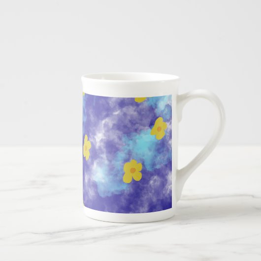 Gelbe Blume Tasse (Rechts)