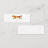 Gelbe Blume Telefonnummerkarte (Vorne/Hinten)