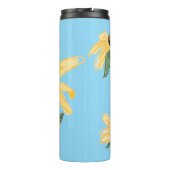 Gelbe Blume, thermische Tasse (Rückseite)