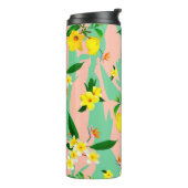 Gelbe Blume Thermosbecher (Nach links gedreht)
