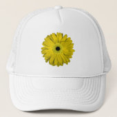 Gelbe Blume Truckerkappe (Vorderseite)