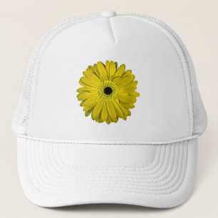 Gelbe Blume Truckerkappe