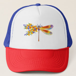 Gelbe Blume Truckerkappe