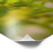 Gelbe Blume und Honigbiene Maleny 2016 Fotodruck (Ecke)