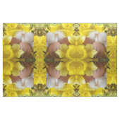 Gelbe Blume und Ostereier Stoff (Yard (91,4 cm))
