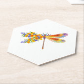 Gelbe Blume Untersetzer (angewinkelt)
