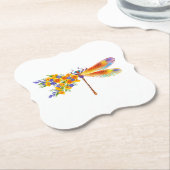 Gelbe Blume Untersetzer (angewinkelt)