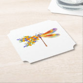 Gelbe Blume Untersetzer (angewinkelt)