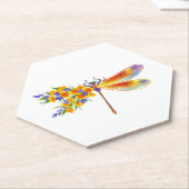 Gelbe Blume Untersetzer (angewinkelt)