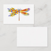 Gelbe Blume Visitenkarte (Vorne/Hinten)