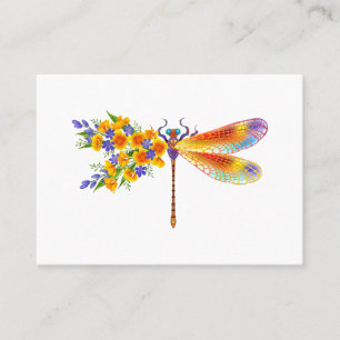 Gelbe Blume Visitenkarte