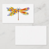 Gelbe Blume Visitenkarte (Vorne/Hinten)