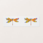 Gelbe Blume Visitenkarten (Außenseite Aufgefaltet)