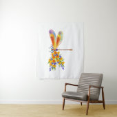 Gelbe Blume Wandteppich (Beispiel)