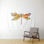 Gelbe Blume Wandteppich (Beispiel (Horizontal))