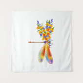 Gelbe Blume Wandteppich (Vorderseite (Horizontal))