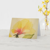 Gelbe Blume, Watercolor, Notecard Karte (Gelbe Blume)