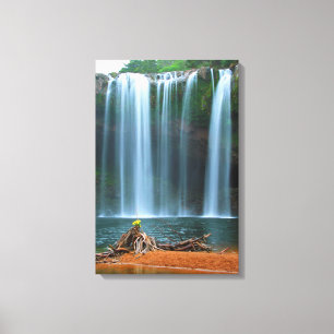 GELBE BLUME WATERFALL 16x24 Leinwanddruck