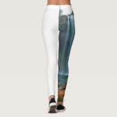 GELBE BLUME WATERFALL LEGGINGS (Rückseite)