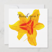 Gelbe Blume, Werden Sie meine Blumenkarten sein? Einladung (Rückseite)