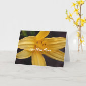 Gelbe Blume wünscht Karte (Gelbe Blume)