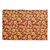 Gelbe Blume | Yellow Daisy Pattern Kissenbezug (Rückseite)