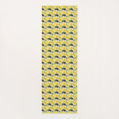 Gelbe Blume Yogamatte (Rückseite)