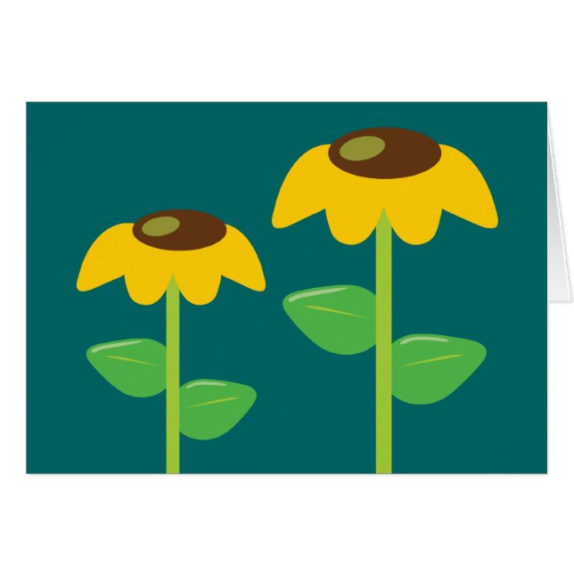 Gelbe Blumen (Vorderseite (Horizontal))