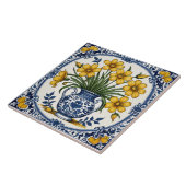Gelbe Blumen 5 Fliese (Seite)