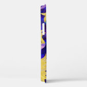 Gelbe Blumen: Aquarellbilder mit dunklem Hintergru Case-Mate iPhone Hülle (Rückseite / Rechts)